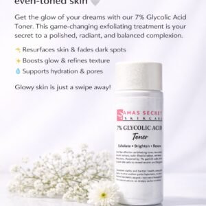 7% glycolic acid toner