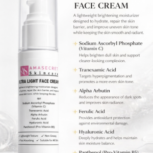 Ultra light face cream