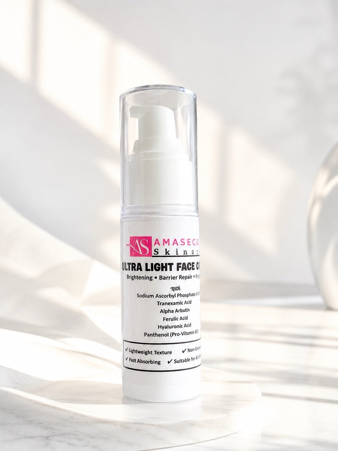 Ultra light face cream